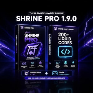 Shrine Pro Theme 1.9.0 +200 Sections Shopify Store | High Converting Ecommerce