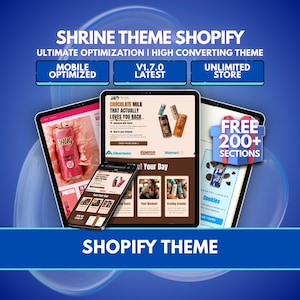 Shrine Pro 1.7.0 Shopify Theme | Free +200 Sections High End Store Digital Download