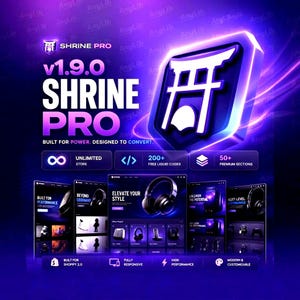 Shrine Pro Theme 1.9.0 +200 Sections Shopify Store | High Converting Ecommerce