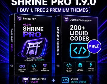 Shrine Pro Theme 1.9.0 +200 Sections Shopify Store | High Converting Ecommerce