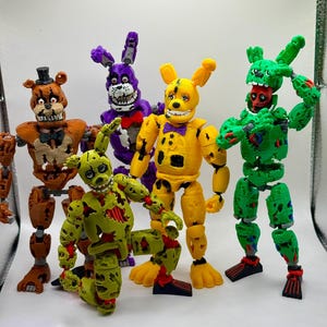 Five nights at freddys action figures - Etsy 日本