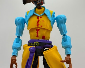 Captain Clark – The Backrooms Inspired Articulated Figure  6", 7",  8" 3D Printed Collectible  Horror & Suspense Fan Gift