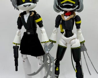 V & N Articulated Figures  6.7" 3D Printed, Full Color PLA
