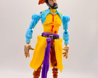 Captain Clark – The Backrooms Inspired Articulated Figure | 15 cm - 20 cm 3D Printed Collectible | Horror & Suspense Fan Gift