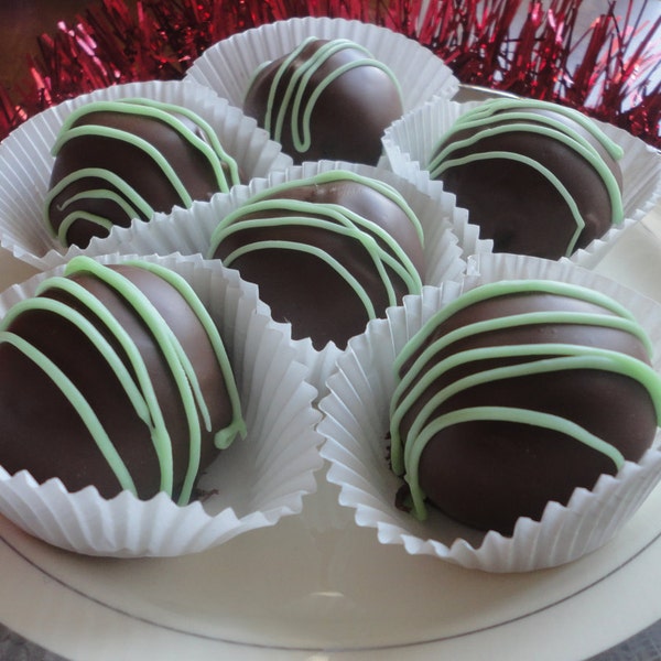 Mint Chocolate Oreo Truffles