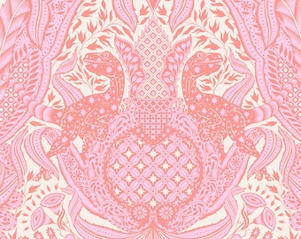 Gift Rapt - Blush || ROAR! - Tula Pink - 1/4 to full Yard - 100% Cotton -Quilting Cotton