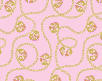 Lil Charmer - Blossom || Metallic Besties - TULA PINK - 1/4 to full Yard - 100% Cotton -Quilting Cotton