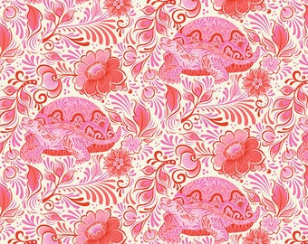 No Rush - Blossom || Besties - TULA PINK - 1/4 to full Yard - 100% Cotton -Quilting Cotton