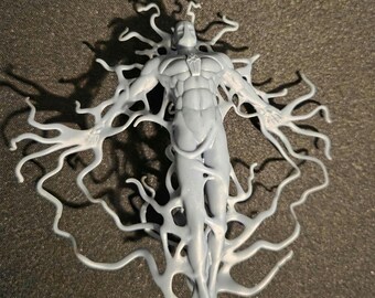 Warhammer Necron Transcendent C'tan stampato in 3D