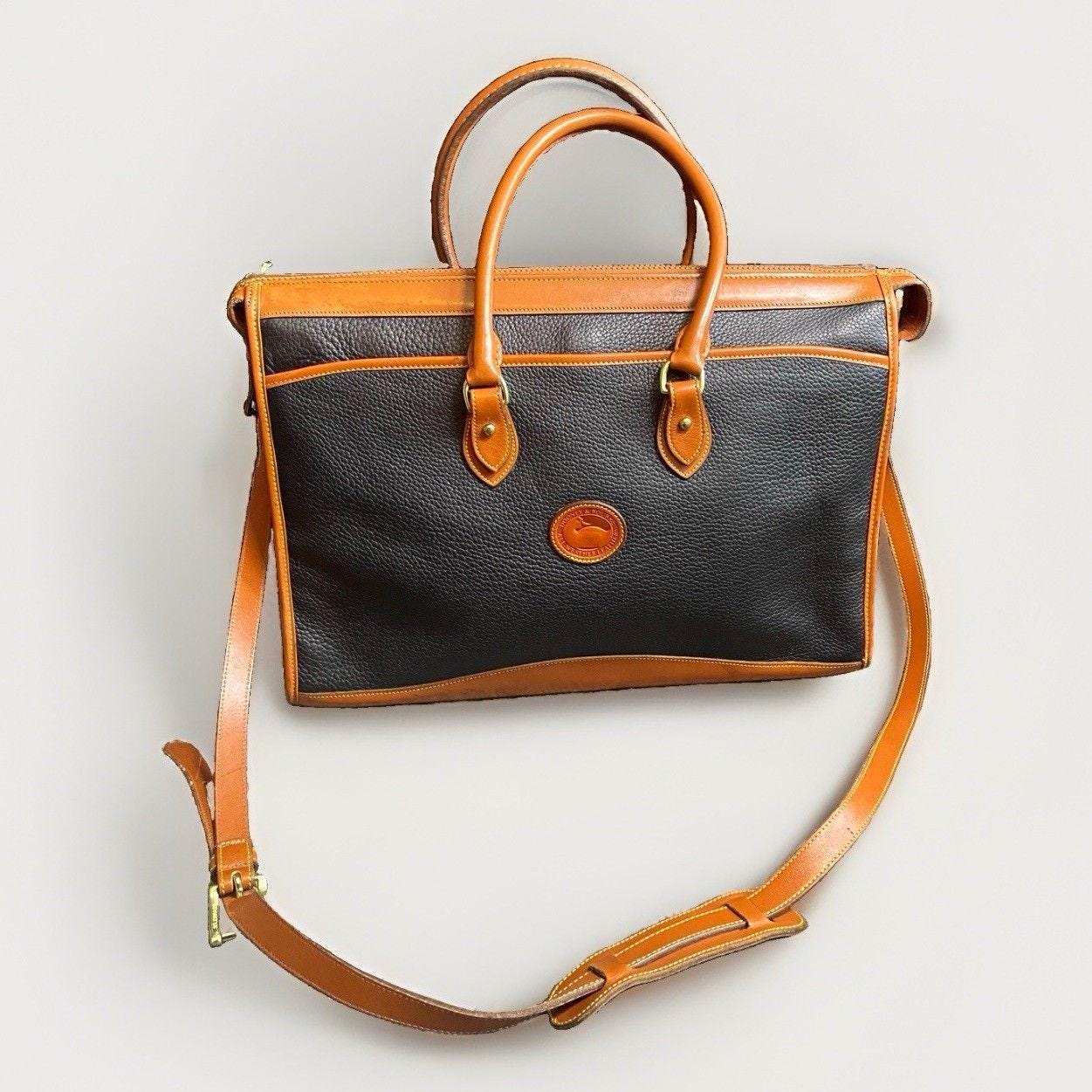 Dooney and Bourke Vintage Briefcase - Etsy