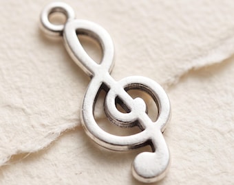 Music Charms Set Antique Silver Instrument Pendants for Jewelry Making Bracelet Supplies Gift for Musician Guitar Violin Piano Charm Lot
