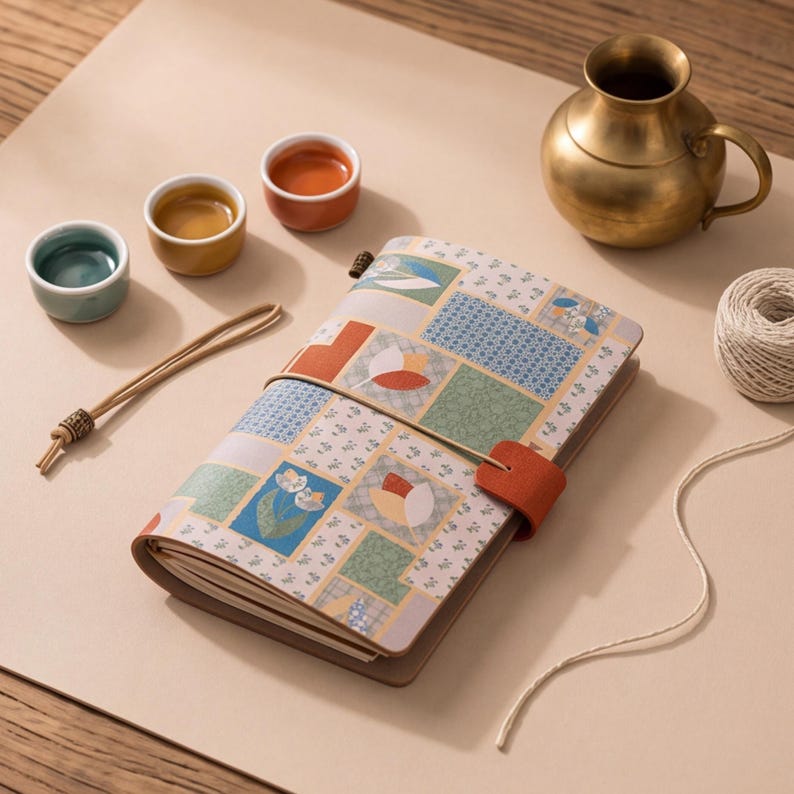 Cuaderno Recargable A6 Con Dise o Floral Estilo Cottagecore Ideal cuaderno-recargable-a6-con-dise-o-floral-estilo-cottagecore-ideal
