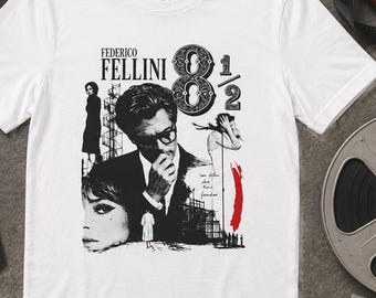Federico Fellini 8 1/2 Movie Shirt | Vintage Italian Cinema