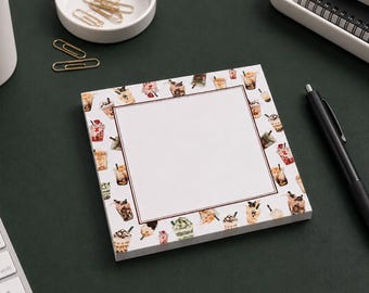 Bobalicious | Thé Boba dansant | Bloc-notes 5 x 5
