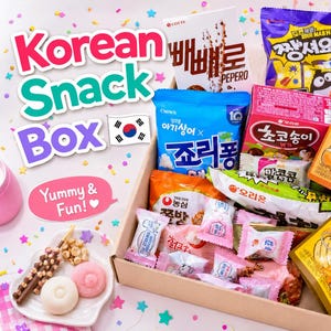 Caja personalizada de snacks coreanos / Elige tu snack / Regalo para fans del Kpop
