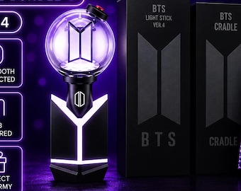 BTS Army Bomb Ver.4 + Wiege Bündel | Handgemachte Postkarte | Schneller EMS-Versand