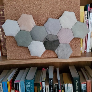 Naturally Dyed Honeycomb Wall Quilt