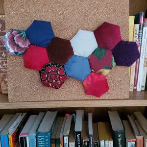 Red Honeycomb Wall Quilt