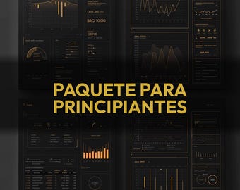 Kit para Principiantes - Kit Presupuesto Principiantes Excel Español | Registro Gastos + 50/30/20 + Nómina | Google Sheets