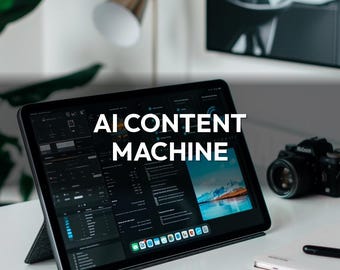 AI Content Creation Guide – Marketing, Social Media, Email Templates, Content Calendar, Blog (PDF Download)