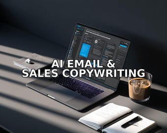 AI Email Copywriting Guide | ChatGPT Sales Copy Prompts | Cold Outreach Templates | Launch Emails Nurture Sequences | Sales Page | PDF