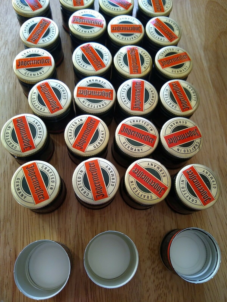 Lot of 25 Jagermeister Jager Liquor Bottle Caps Arts & Crafts Etsy
