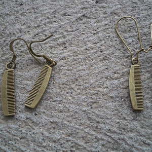 Cosmetologist Barber  Comb Earrings