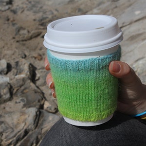 ombre blue and green cozy