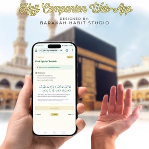 Hajj Companion webbapp | Islamisk Dua, checklista, ritualguide (digital nedladdning)