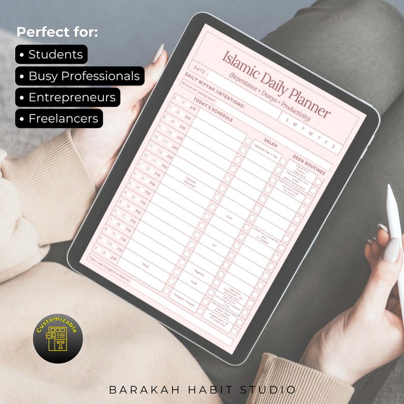 Islamic Daily Planner | Repentance & Productivity Tracker | Faith-based ...
