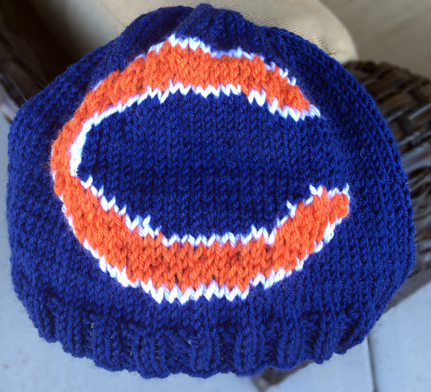 chicago bears knitting patterns