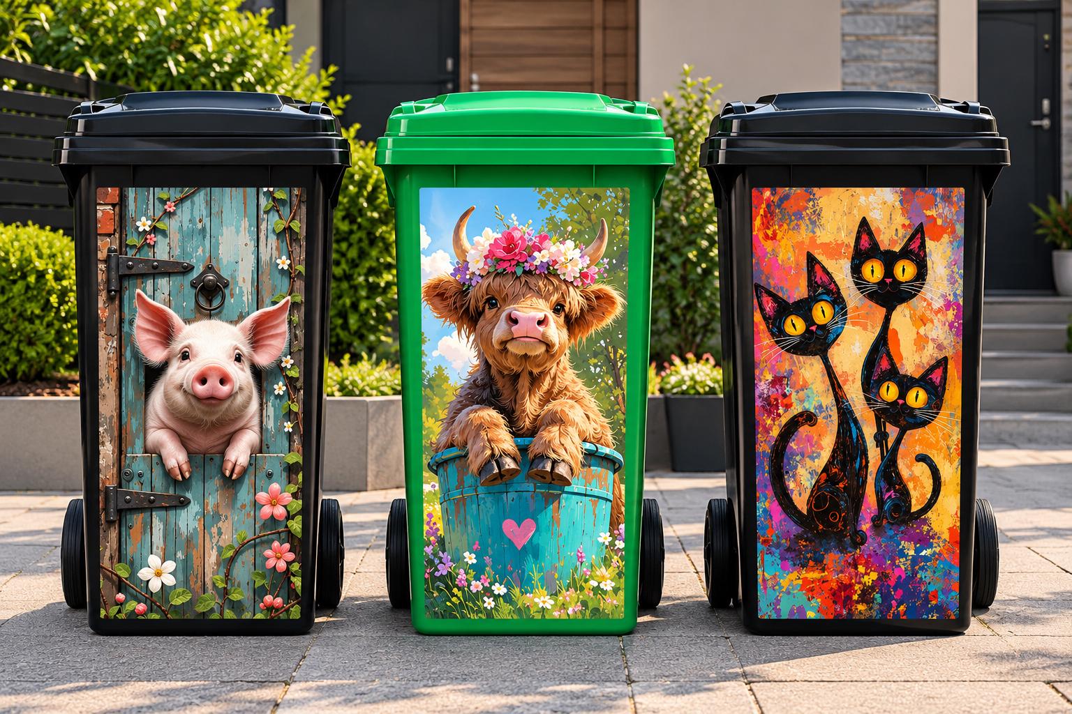 Graffiti Trash Can - Etsy