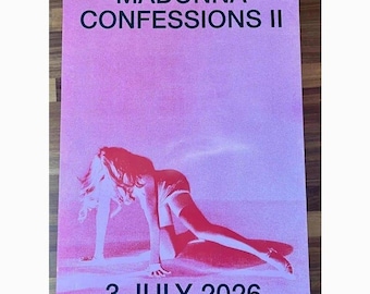 Madonna Confessions II Tour July 3 2026 Concert Poster