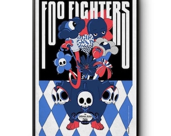 Foo Fighters Tour Paris, France June 19 2026 Poster