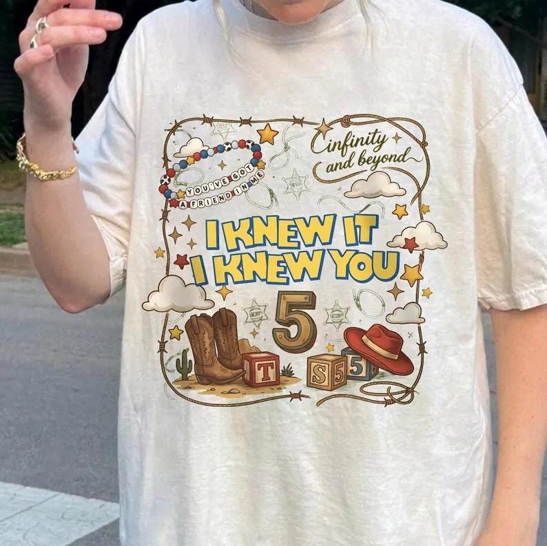 I Knew It You Shirt, Infinity and Beyond Friendship Tee image 2