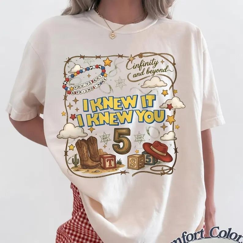 I Knew It You Shirt, Infinity and Beyond Friendship Tee image 4