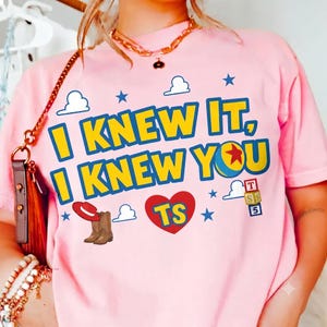 Vintage Disney I Knew It I Knew You Shirt, TS Friendship Tee, Toy Story 5 Woody Buzz Lightyear, Disneyland Toy Story Family Matching Shirts afbeelding 3