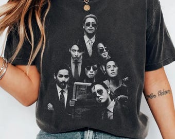 Camiseta de merchandising vintage de Kpop de la gira 2.0 de Bangtan Boys, estilo retro de los 90, unisex.