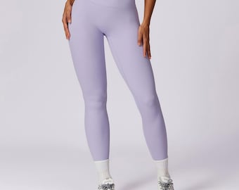 High Waist Cotton Yoga Leggings With Phone Pocket, Buttery Soft Tummy Control,Customized Leggings