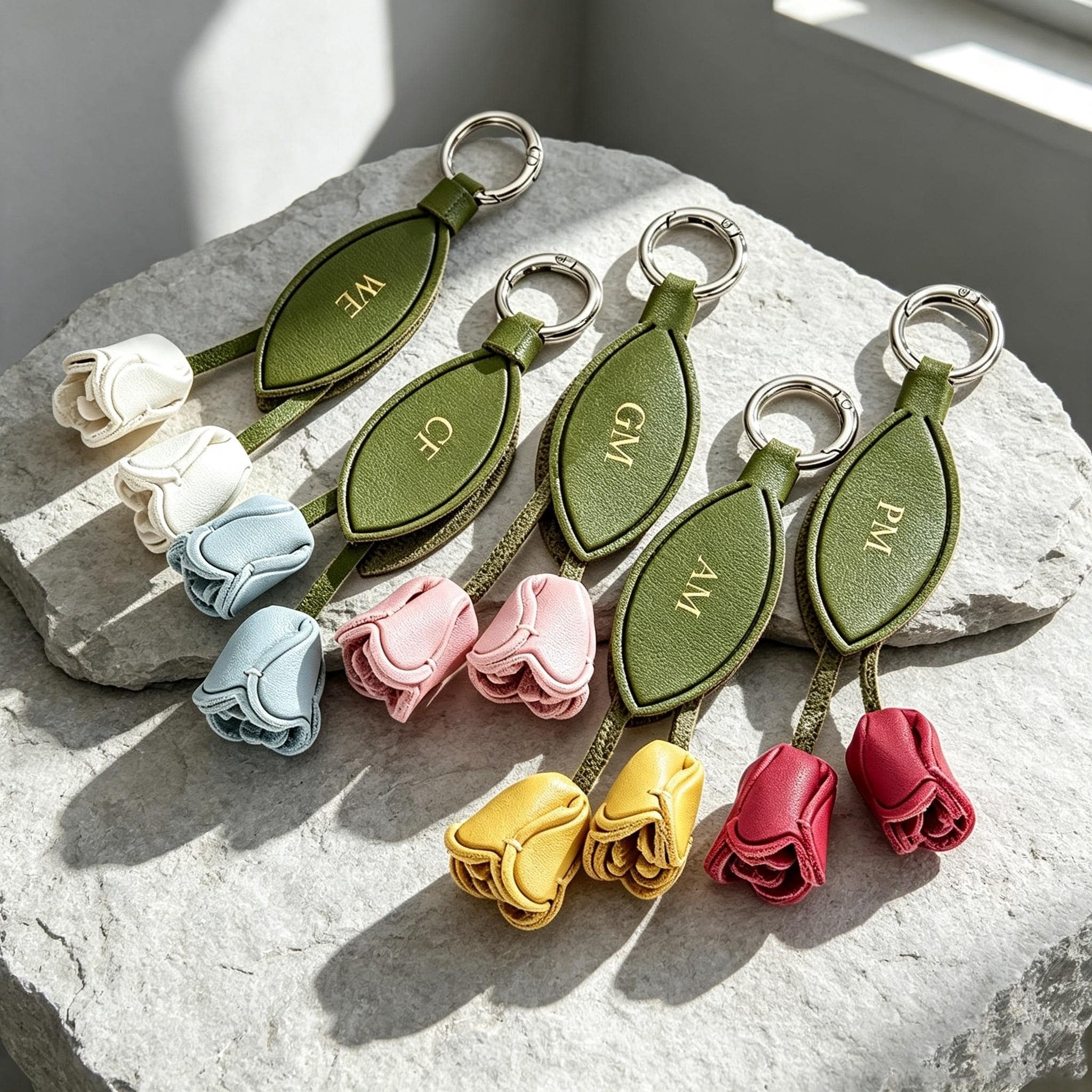 チューリップキーホルダー Tulips Keychain - Etsy