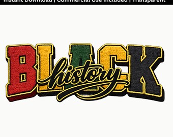 Black History PNG | Afro Culture Typography Design | Juneteenth Sublimation File | Instant Download