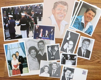 HUGE 80s Collection of Ronald Reagan / George Bush Memorabilia ~ Photos / White House Certified ~ Washington DC