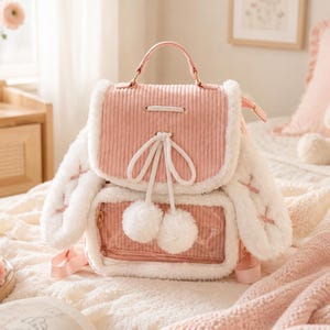 kawaii cute mini backpack Classy Bearing Design https://www.kaboodledesigns.com.au/collections/bags/products/multi-pocket- kawaii-cute-backpack-with-accessories-purple #multipocketbackpack #kawaiibackpack