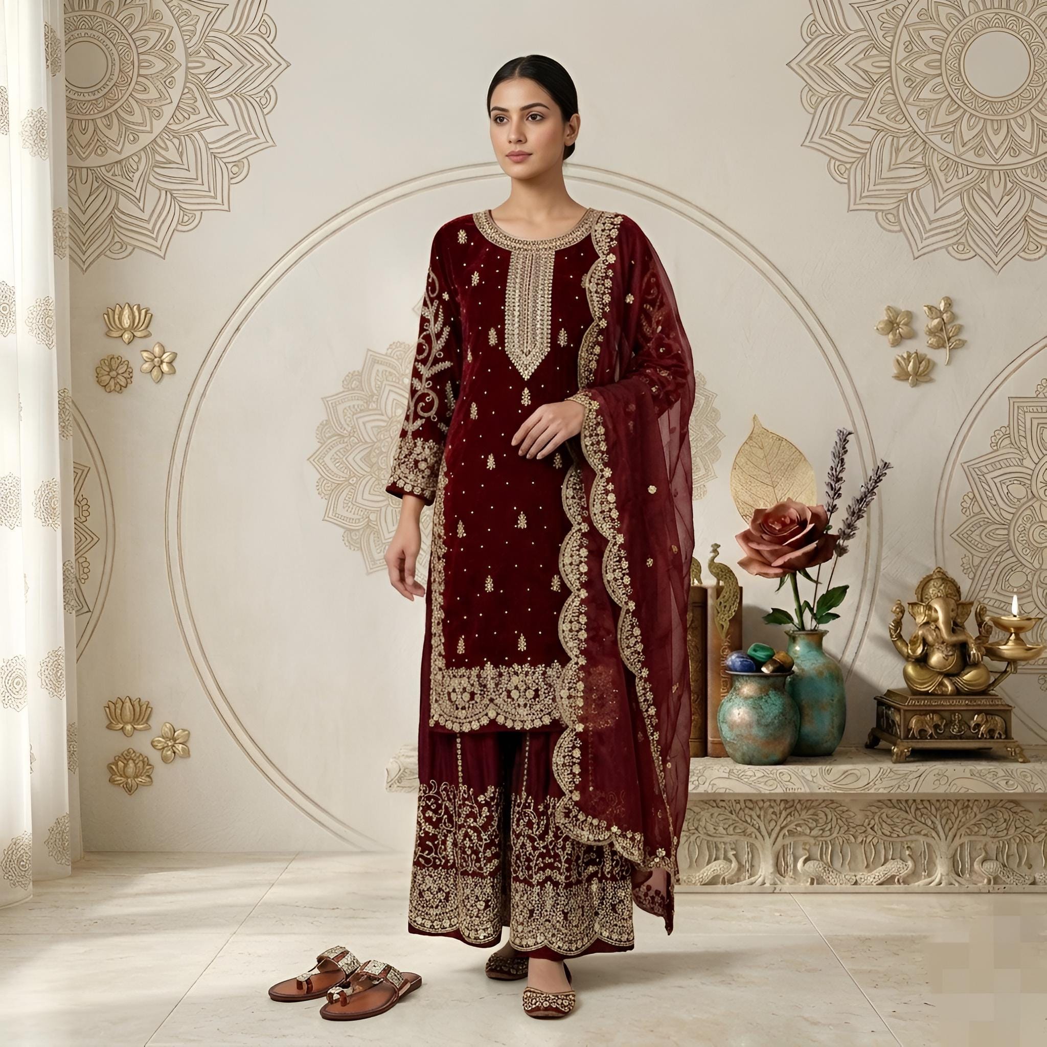 punjabi cotton dress Cotton Dress Punjabi Dress Hand Patterns Printed Cotton Punjabi Suit In Black
