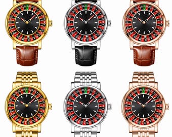 Royal Roulette Luxe Watch – Casino Inspired Luxury Timepiece!