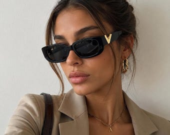 Midnight Muse Square Sunglasses – Luxury Fashion Eyewear for Women