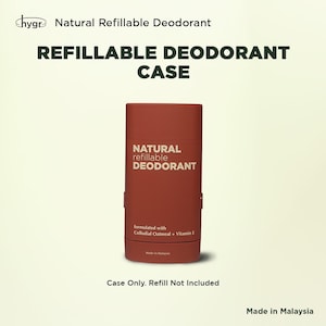 HYGR Natural Refillable Deodorant Endast hölje och refill (separerade)