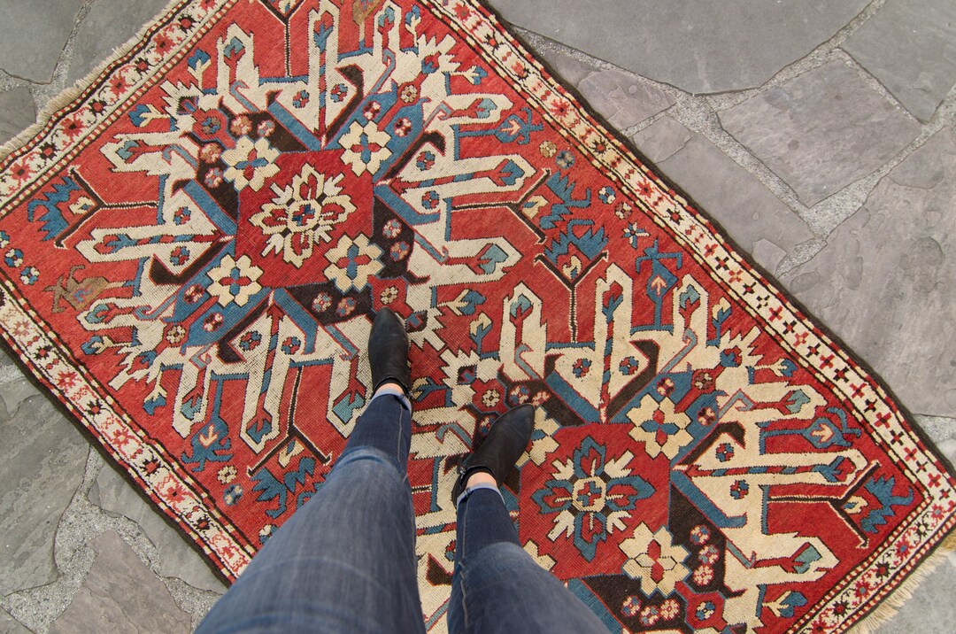 ヴィンデージ　ラグ　129×87cm il_1080xN.2927995641_tmir.jpg