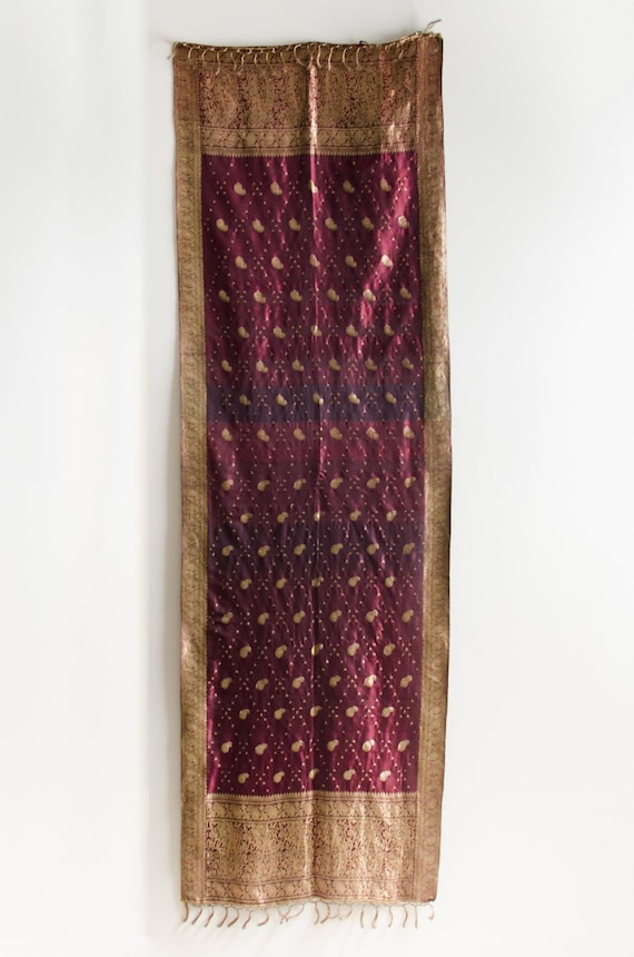 Antique Authentic Indian Handmade Bridal Pure Silk