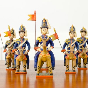 Vintage Clay Folk Art Portuguese Soldier Toy Figurine Olaria Alfacinha Estremoz - Portugal